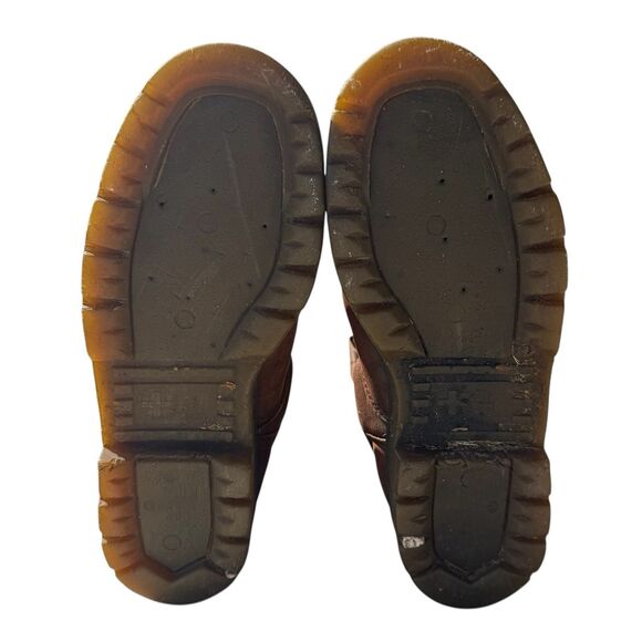 Dr Martens Icon Steel Toe Work Boots Brown Leather M9 L10 Industrial Anti Static - Picture 5 of 16